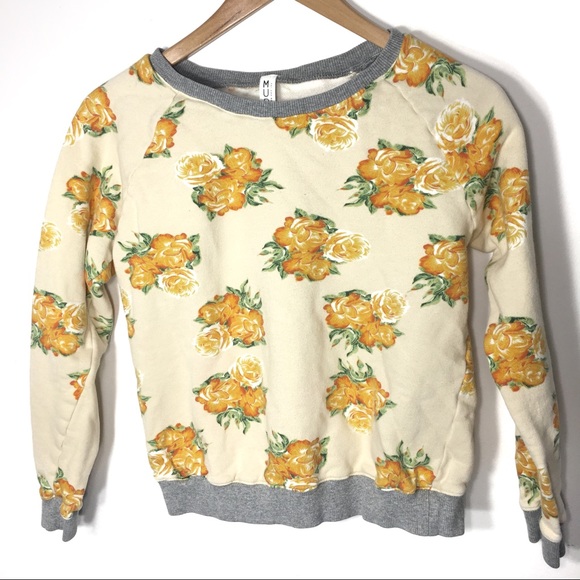 yellow rose sweatshirt